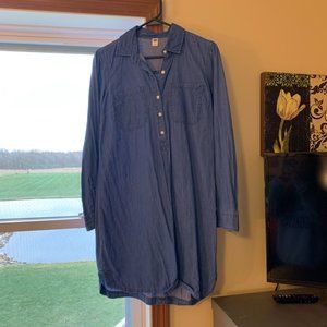 Denim old navy long sleeved dress